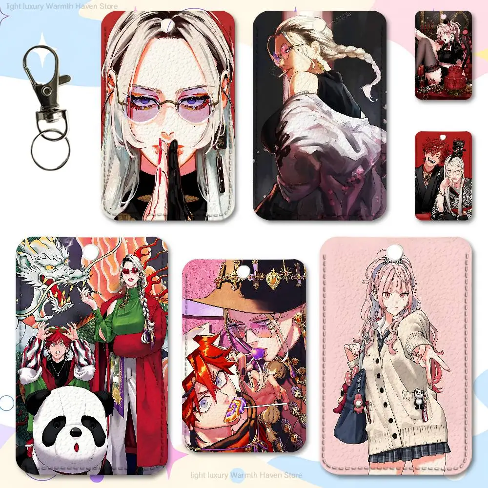 

Manga G-Gokurakugais Custom Access Card Case Leather Card Holder Transportation Card Case Gifts