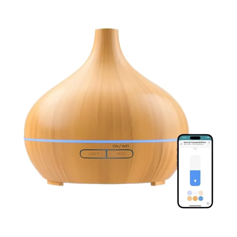 【CHIMU HOME】 MOD150 for Meross Mini Smart Aroma Diffuser 400ML with RGB Lighting Remote Voice Control 2.4 GHz WiFi App Smart