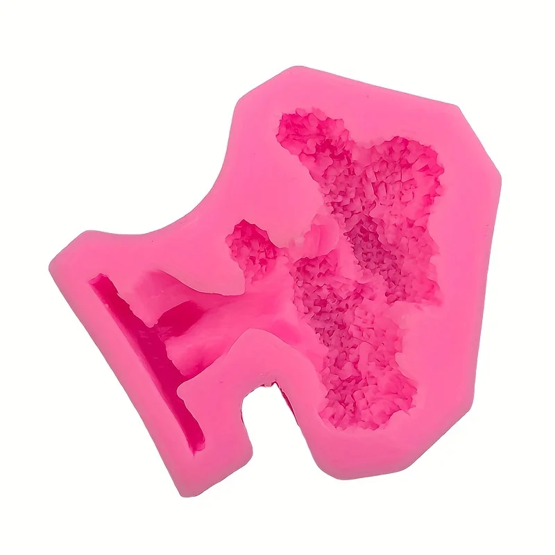 1 piece, small tree bonsai tree silicone mold cake chocolate biscuit mold drip glue pendant accessory mold