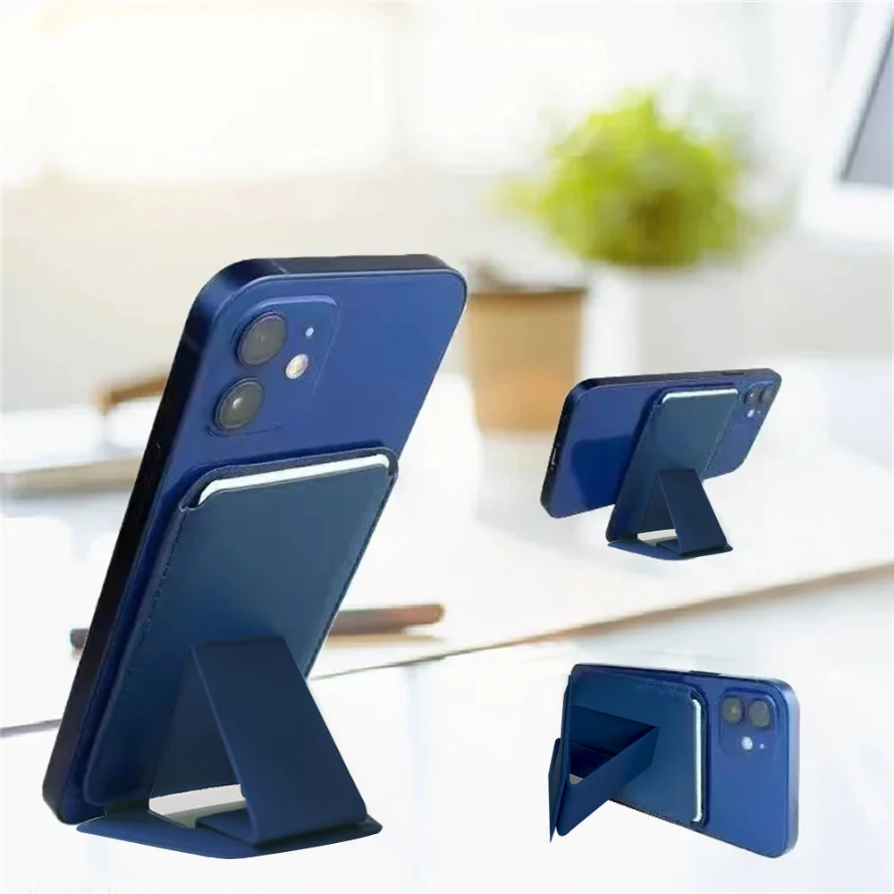 Protable Card Holder Case for iPhone 15 14 13Pro Max Plus for Samsung Galaxy  S22 S23 Ultra Universal Wallet Shells Phone Holder