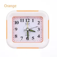 Analogue Silent Alarm Clocks Small Silent Non-ticking Analog Quartz Clock With-Light Snooze Small Bedside Clocks