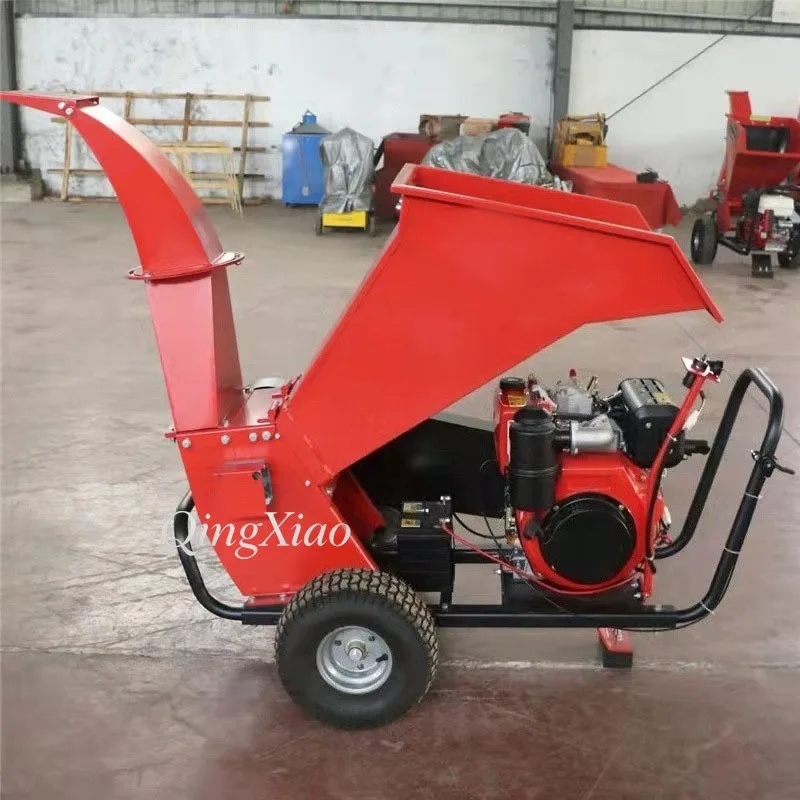 Stable High Output Capacity Wood Branch Crusher Compact Structure Smooth Performance Widely Applied In Gardens Orchards Farms