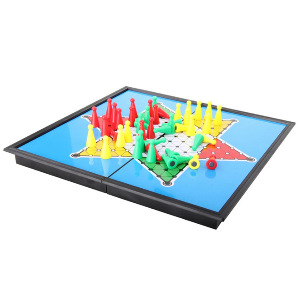 

Board Game - Chinese Checkers Classic Travel Toy Chess Board Hexagon Gift Child