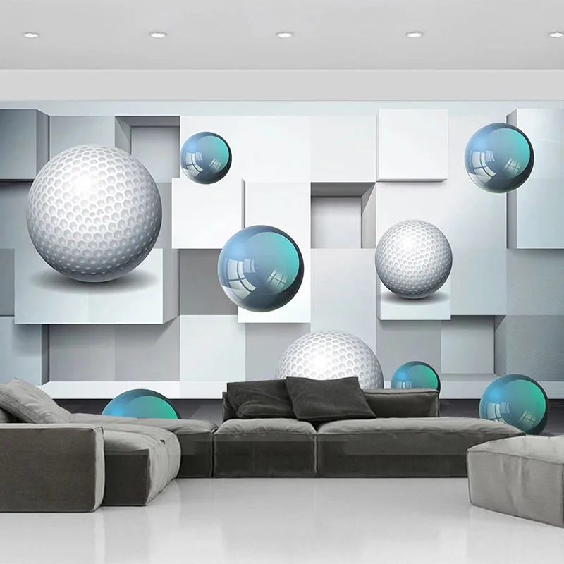 

Custom Mural Wallpaper 3D Stereo Crystal Ball Abstract Art Poster Living Room TV Sofa Bedroom Home Decor Papel De Parede Fresco