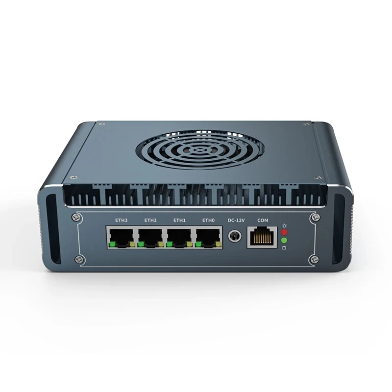 Imagem -02 - Topton 12a Geração Intel N100 Mini pc Roteador Macio de Alumínio com Ventilador 4x I226 2.5g Lan Celeron N5105 J4125 Pfsense Computador Firewall