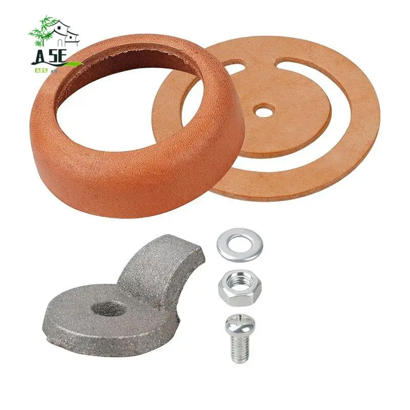 Kit de reparación de bomba de agua A05E para bombas Simmons 1160/PM500 y bombas manuales - Incluye válvula inferior de 3 1/2 pulgadas de cuero PU, cuero PU para vasos