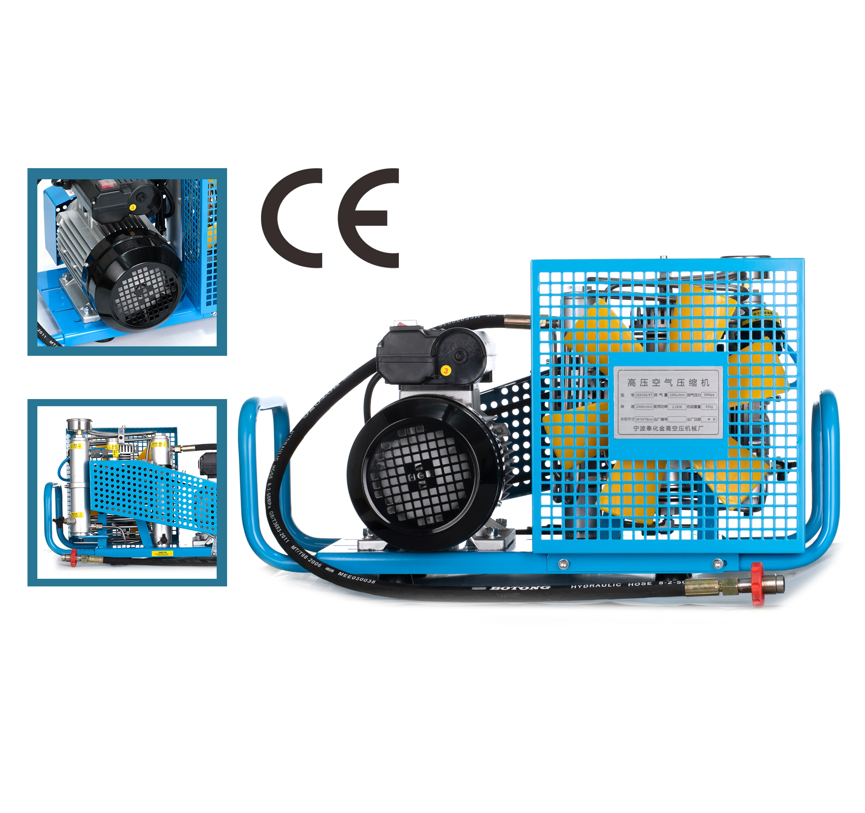 

Pressure Compressor 100 Liter scuba Compressor Diving Firefighting Breathing Portable Compressor Diving Equipments