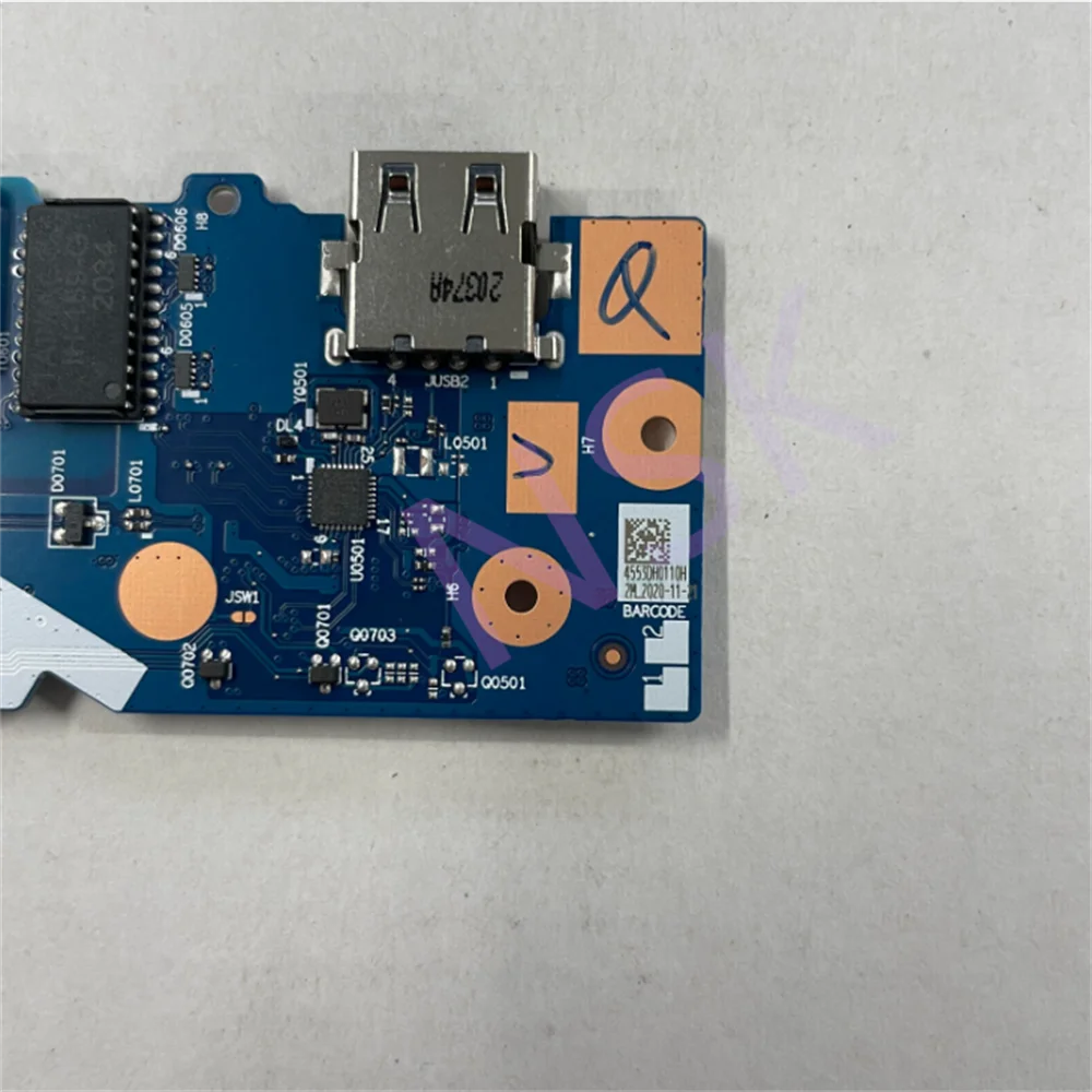 Imagem -05 - Laptop io Motherboard com Cabo Usb Placa Ethernet 100 Teste Original Lenovo Thinkpad E15 Gen Ns-d013 5c50z44717