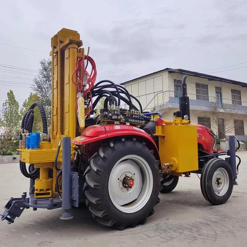 YG Tractor Portable Anchor Wheeled Mine Drill Rig Machine Price Borehole Pneumatic Water Well Drilling Rigs Equipment Supplier