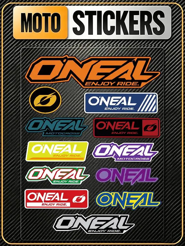 O'NeA-l Universal Multi-Purpose Reflective Waterproof Stickers Scratch Conceal For Auto Bike Helmet Mug Fridge Decoration