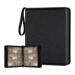 9 Pocket 900 Card Slots Card Binder, Premium Zip Trading Card Binder, Card Folder for MTG, TCG, Sports Cards, Game Cards