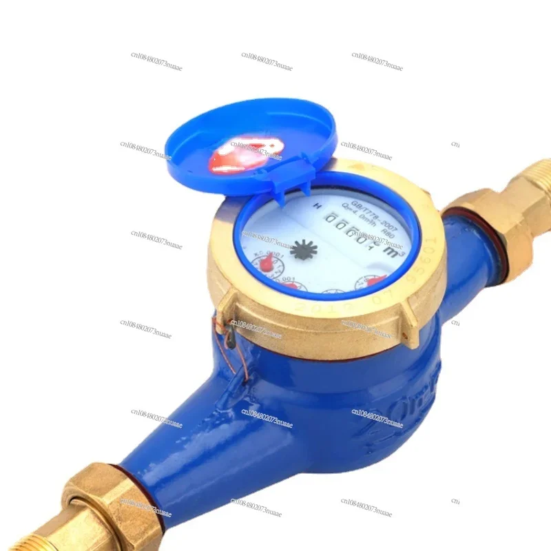 1PC Horizontal Water Meter DN15-DN25 Rotor Water Meter Household Machinery Anti-reverse Water Parts