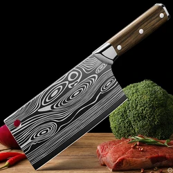 1PC  Special sharp meat slicing knife for lady's, kitchen high hardness stainless steel cutting knife for household use U9195