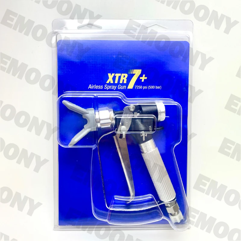XTR-7 High Pressure Airless Spray Gun 7250 PSI (500 BAR) Professional 4-Finger Trigger Heavy Airless Spray Accessories