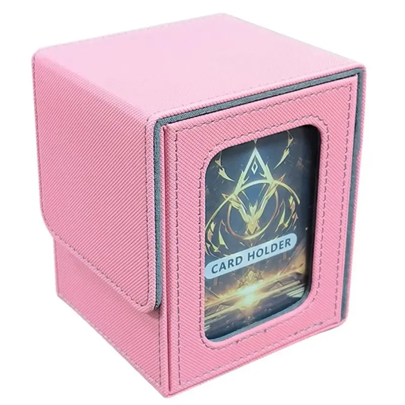 

Коробка для карт A30F, коробка для карт, вмещающая 100 карт с двойными защитными чехлами, портативная коробка для хранения карт большой вместимости