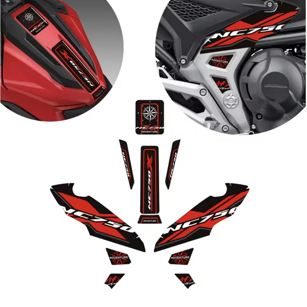 

2021 2022 Stickers Protection Fairing Decals Tank Pad Knee Windscreen Handshield Wind Deflector For Honda NC 750 X NC750X