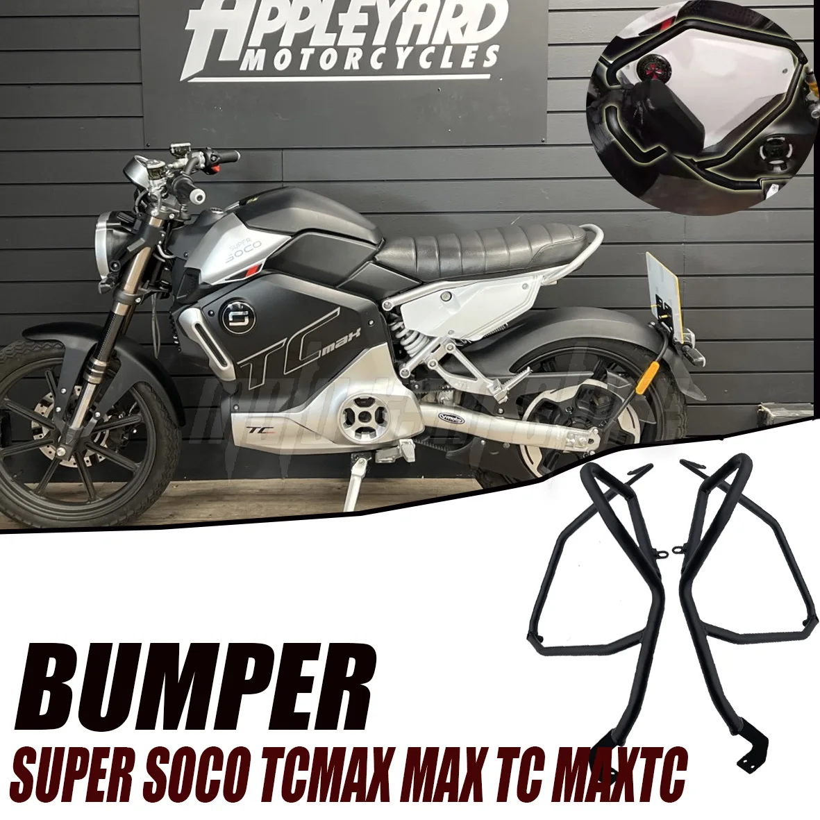 

For SUPER SOCO TCMAX MAX TC MAXTC Motorcycle Highway Engine Guard Crash Bar Frame Bumper Fairing Protector Bars