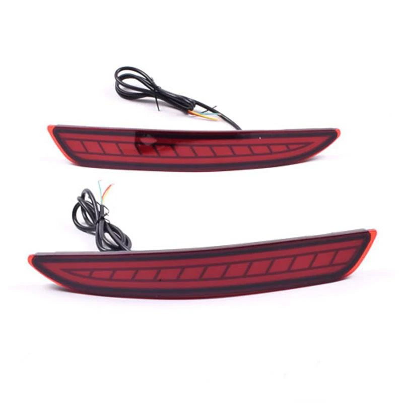 2PCS LED Reflector Lamp Rear Fog Lamp Rear Bumper Light Brake Light for Mazda 3 Axela 2019 2020