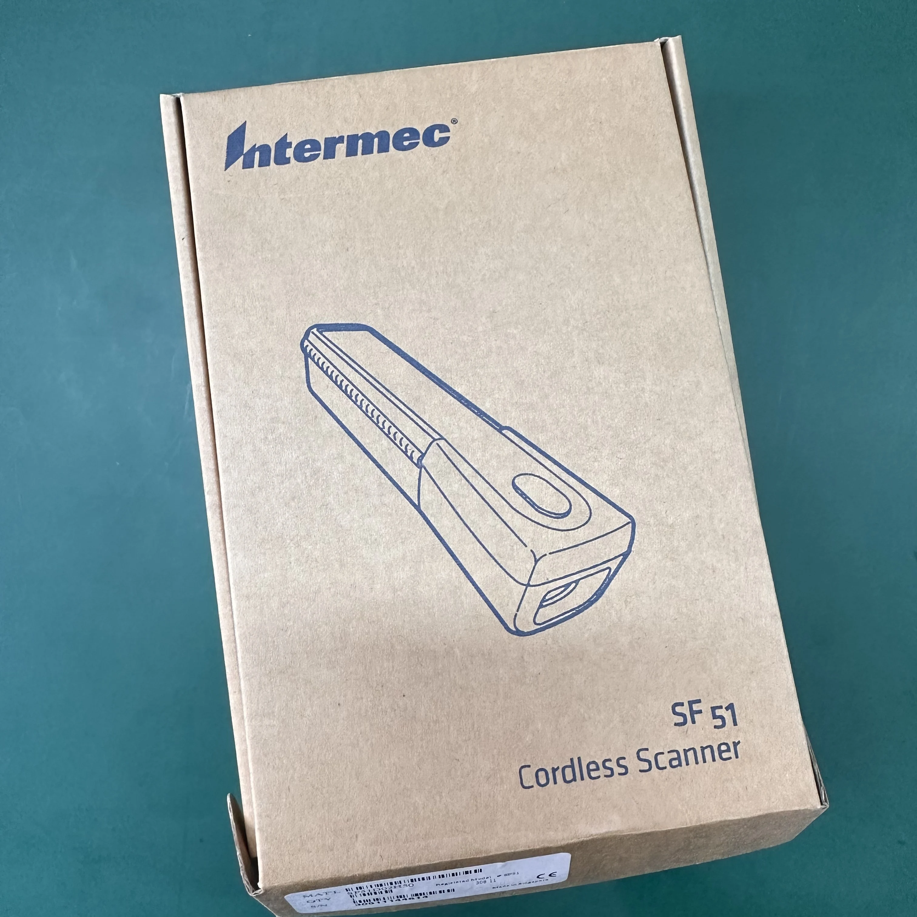 العلامة التجارية الجديدة Intermec SF51 لـ FEDEX 1D ماسح الباركود بالليزر SF51D02H50 مع البطارية