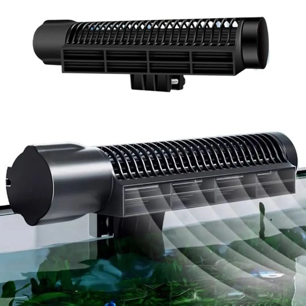 Frequency Conversion Aquarium Cooling Fan Mute Automatic Temperature Control Fish Tank Cooling Fan Black Adjustable - view 2