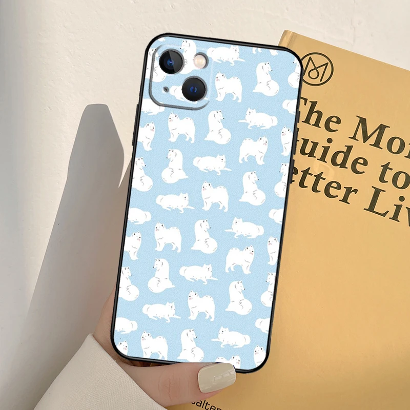 Etui Samoyed Puppy do iPhone'a 16 15 14 Pro Max Plus 13 Pro Max 11 12 Mini Cover Coque — zdjęcie 5