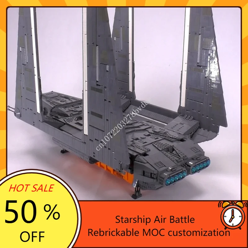 Zeta-Class البضائع المكوك حرب الفضاء العسكرية MOC سفينة الفضاء ستارفايتر معركة عيد الميلاد لغز DIY بها بنفسك عيد ميلاد الجمعية لعبة هدية