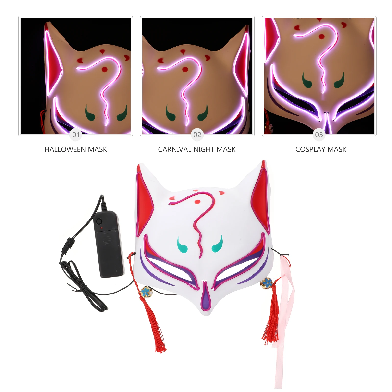 

Mask Halloween Costumes for Adults Carnival Night Cosplay Child Masquerade