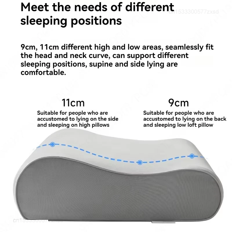 샤오미 미지아 메모리 코튼 목베개 프로 부드럽고 통기성 좋은 AAA 등급 항균 슬로우 리바운드 세탁 가능 경추 베개