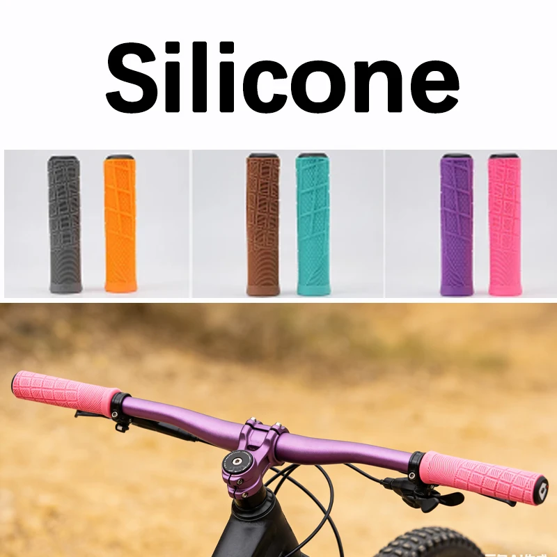

Силиконовые грипсы ODI для MTB, нескользящие, черно-фиолетовые, амортизирующие, 22 мм, для BMX, горных и складных велосипедов