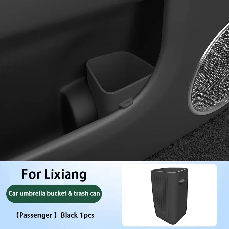 

For Li Lixiang L6 L7 L8 L9 MEGA ONE Car Door Umbrella Organizer Multifunctional Storage Box Trash Can Car Storage Accessories
