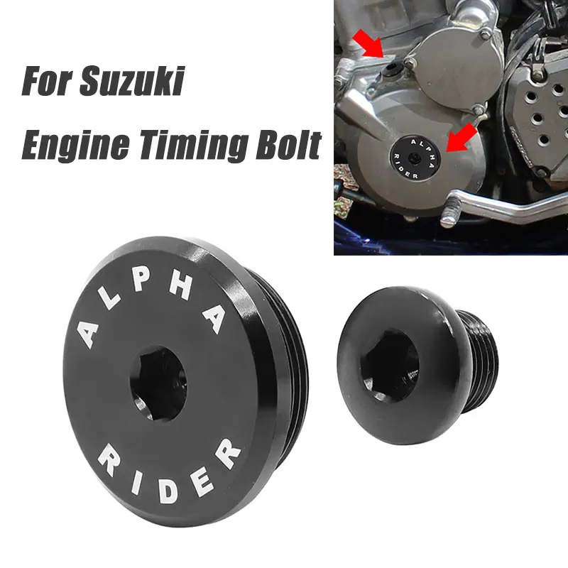 Aluminiowe zaślepki silnika do Suzuki Quadsport Z400 LTZ400 Z250 LTR 450 wydanie specjalne wszystkie lata pokrywa obrabiana CNC