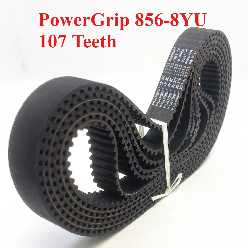 PowerGrip 856-8YU 107 Zähne Bogenzahn-Zahnriemen für 3D-Drucker, Graviermaschine, CNC-Drehmaschine, Roboter-Spindelgenerator-Antriebsriemen – Detail 1