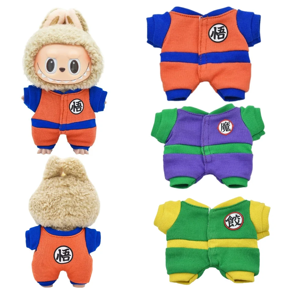 

Горячая только одежда 17 см Labubus Dragon Ball аниме V1v2 V3 LABUBU кукла виниловая подвеска кукла одежда Diy Boy подарок игрушка в наличии