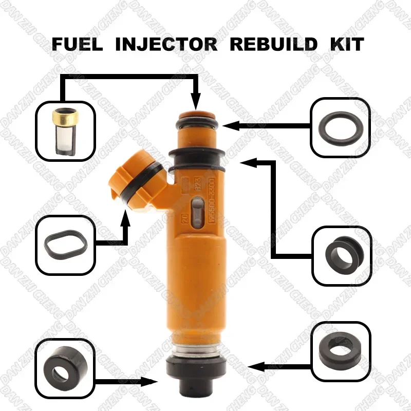 

Fuel Injectors Seals O-Ring Repair Filters for Mitsubishi Montero Sport 3.5L 1999-2004 195500-3300 best seller