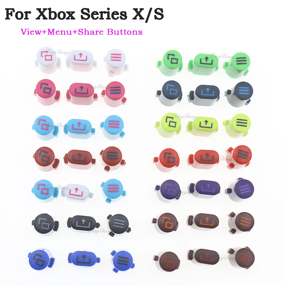 1Set DIY Function Keys, View Menu Share Buttons Replacement For Xbox Series X/S Core Controller Repair Part