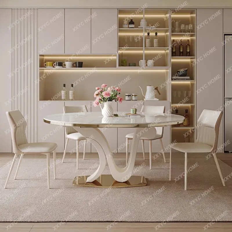 XX.Small Space Dining Tables White Items  Expandable Extending Dining Tables Modern Nordic Mesas Comedor Furniture For Ho