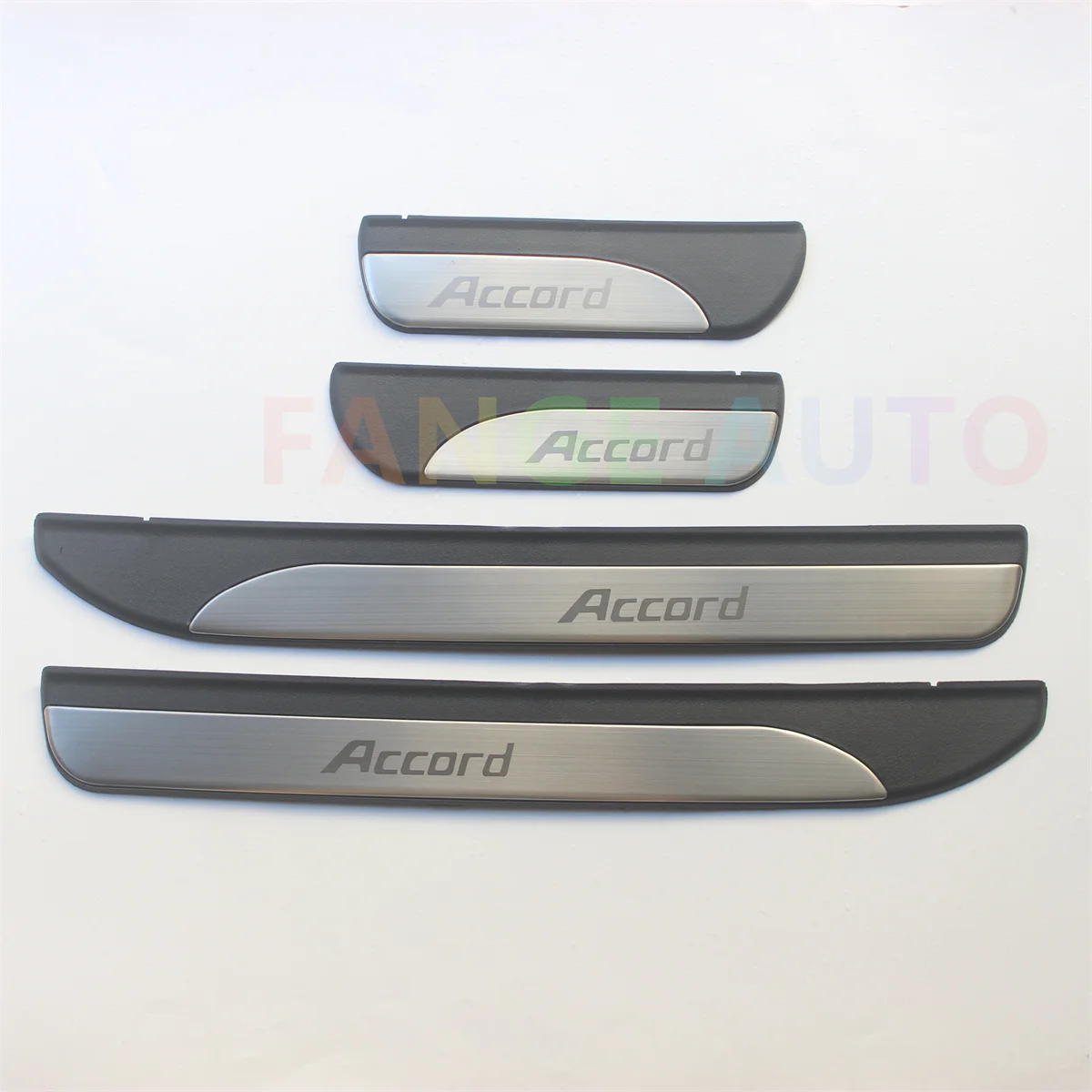 4PCS ABS Stainless Steel Door Sill Scuff Plate Auto Pedals Protector Cover For Honda Accord 2013-2017 9TH