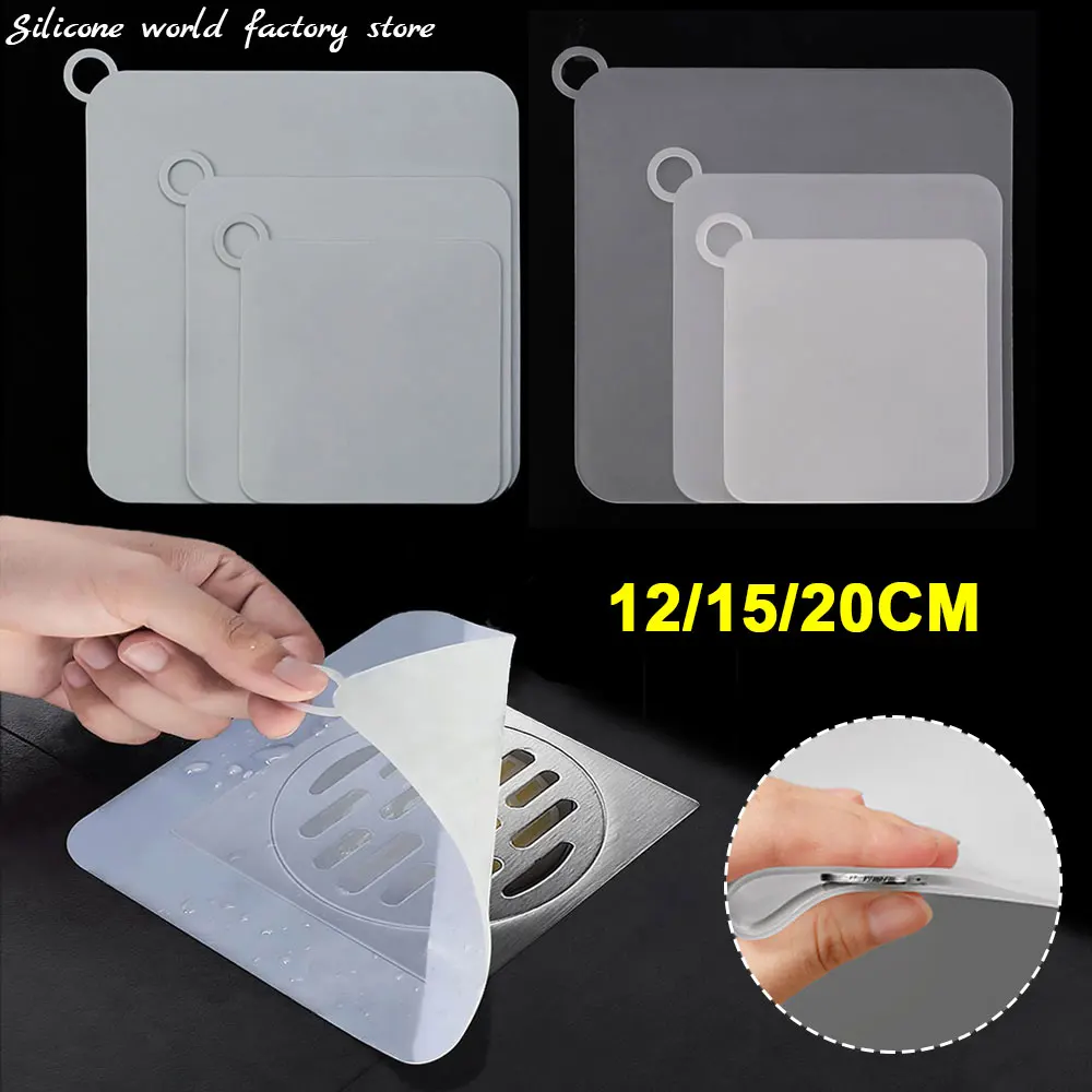 

Silicone world Silicone Floor Drain Deodorant Cover Bathroom Deodorant Seal Household Sewer Pipe Sink Anti-smell Floor Cover