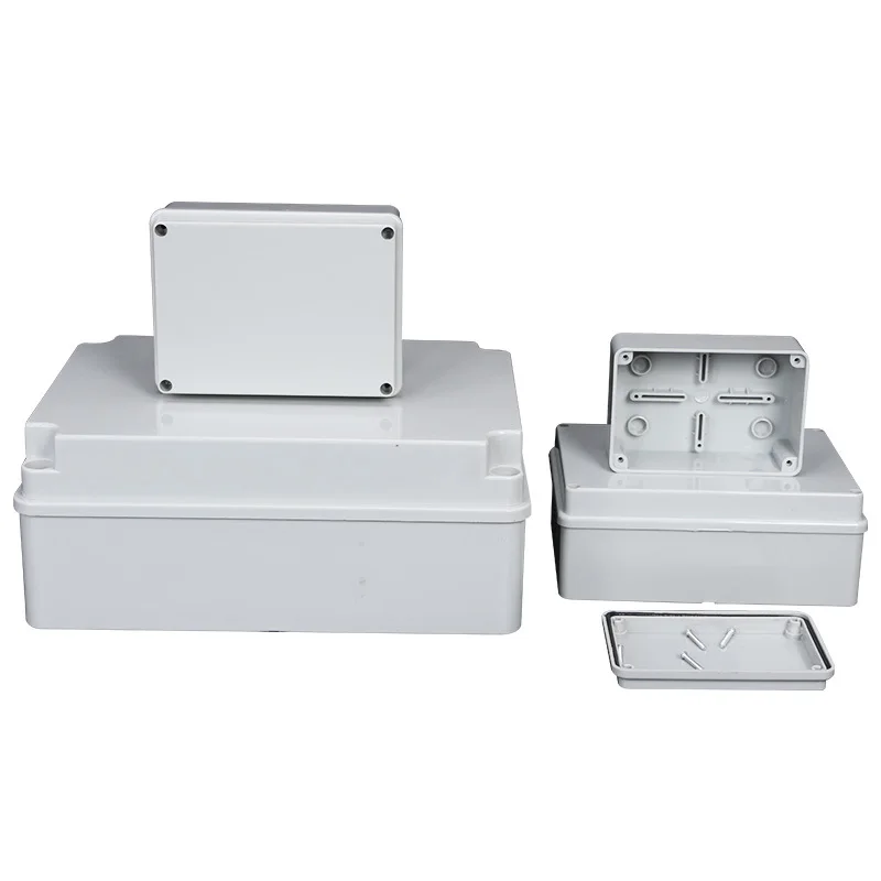 IP65 Waterdichte Plastic Behuizing Doos Wit Elektronische Project Instrument Case Elektrische Project Outdoor Junction Box Stofdicht