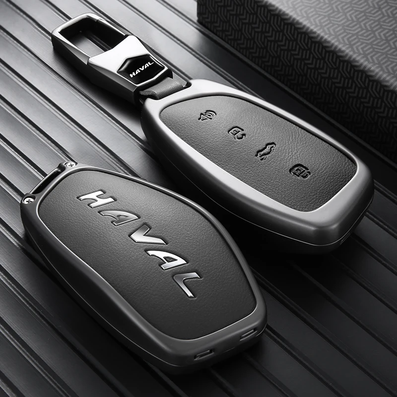 Remote Key Cover For GWM Haval H6 H9 V7 Raptor Zinc Alloy Full Cover Anti Scratch Anti Fall Haval Dargo F7 F7X M6 H7 Accessories