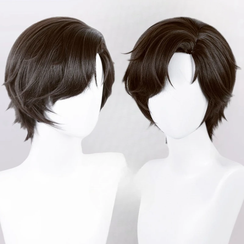 Cosplay Anime Wig Easy To Shape, 2D Character Role Play Hairpiece for Comic Con Events
