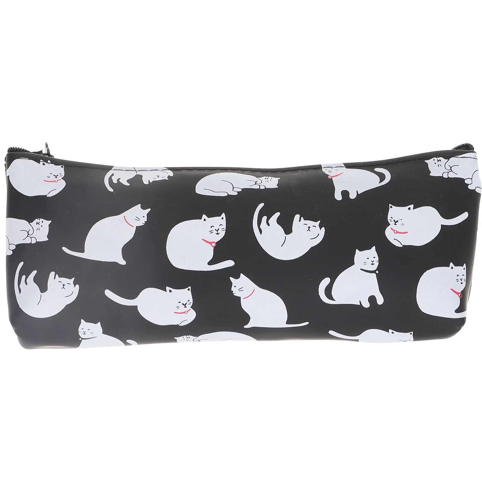 

Pencil Case Pen Storage Bag Cat Design White Large Capacity Portable Pouch Student Study Supplies ganizer Multifunctional