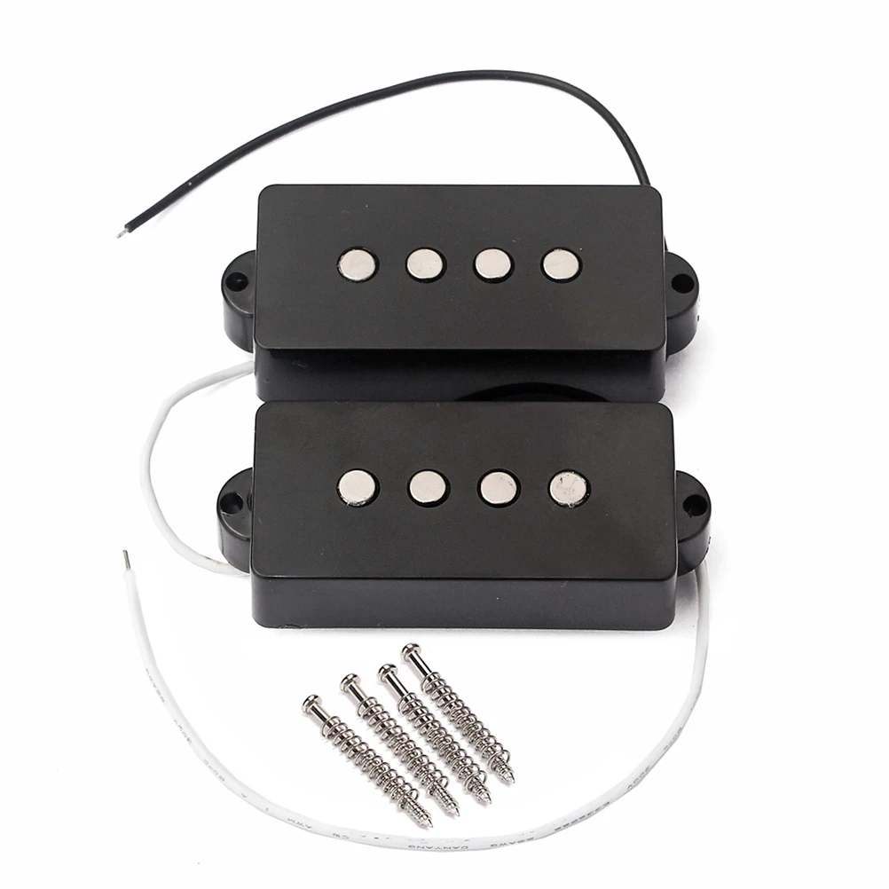 

4 String Four-string Pickup Bass Guitar Parts and Accessories PB Pickups Bridge Neck Easy to Install
