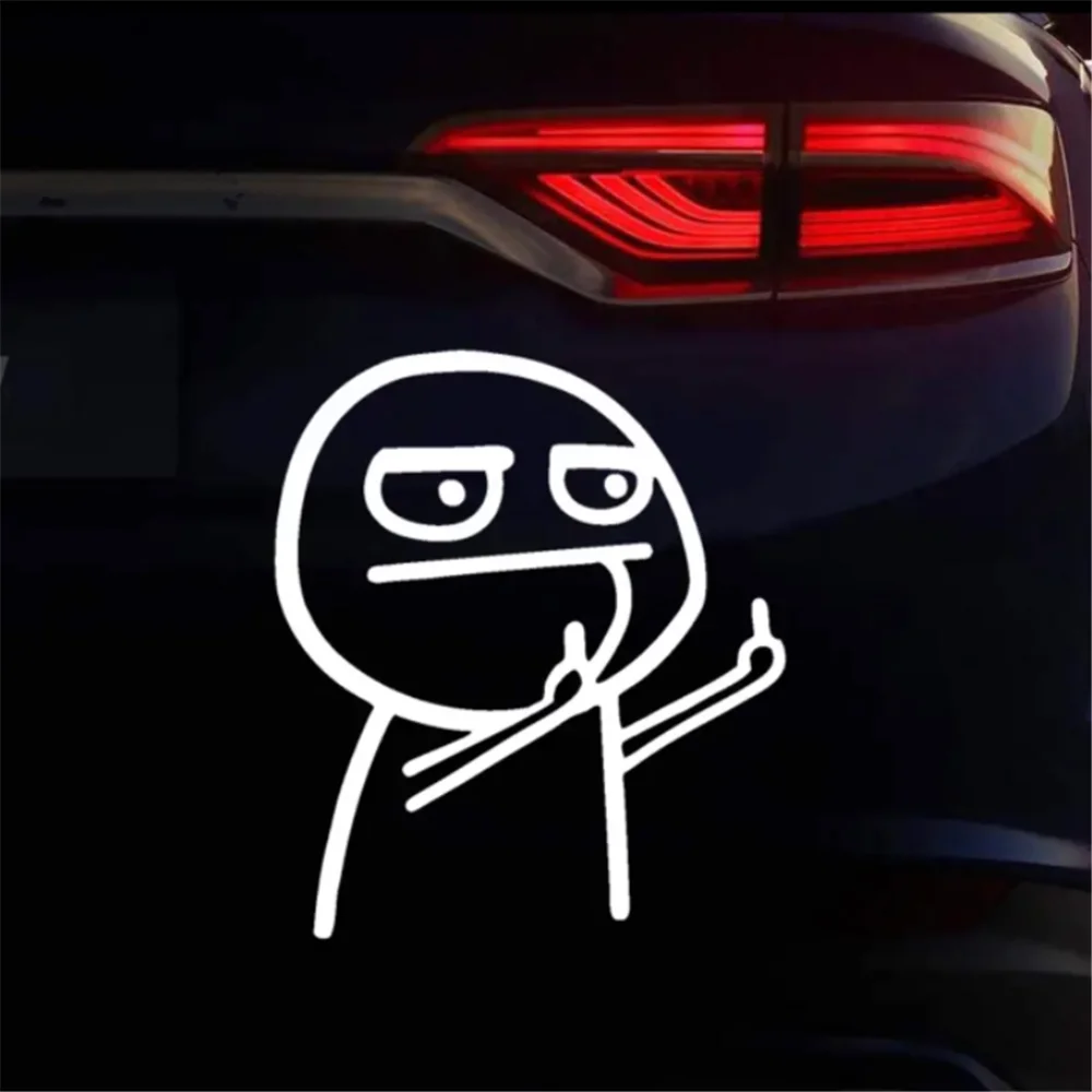 سيارة الكرتون JDM مضحك الأوسط ملصق لمرسيدس بنز C-CLASS 2007 1993 A E 2009 2002 2004 1997 #5