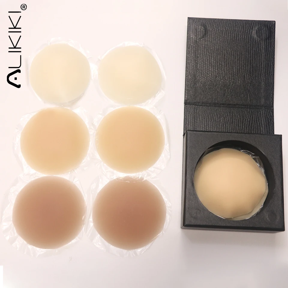 Silicone Nipple Cover Liners Adhesive Breast Boob Tape Invisible Chest Stickers For Women Sticky Bra Pads Intimate Accessories