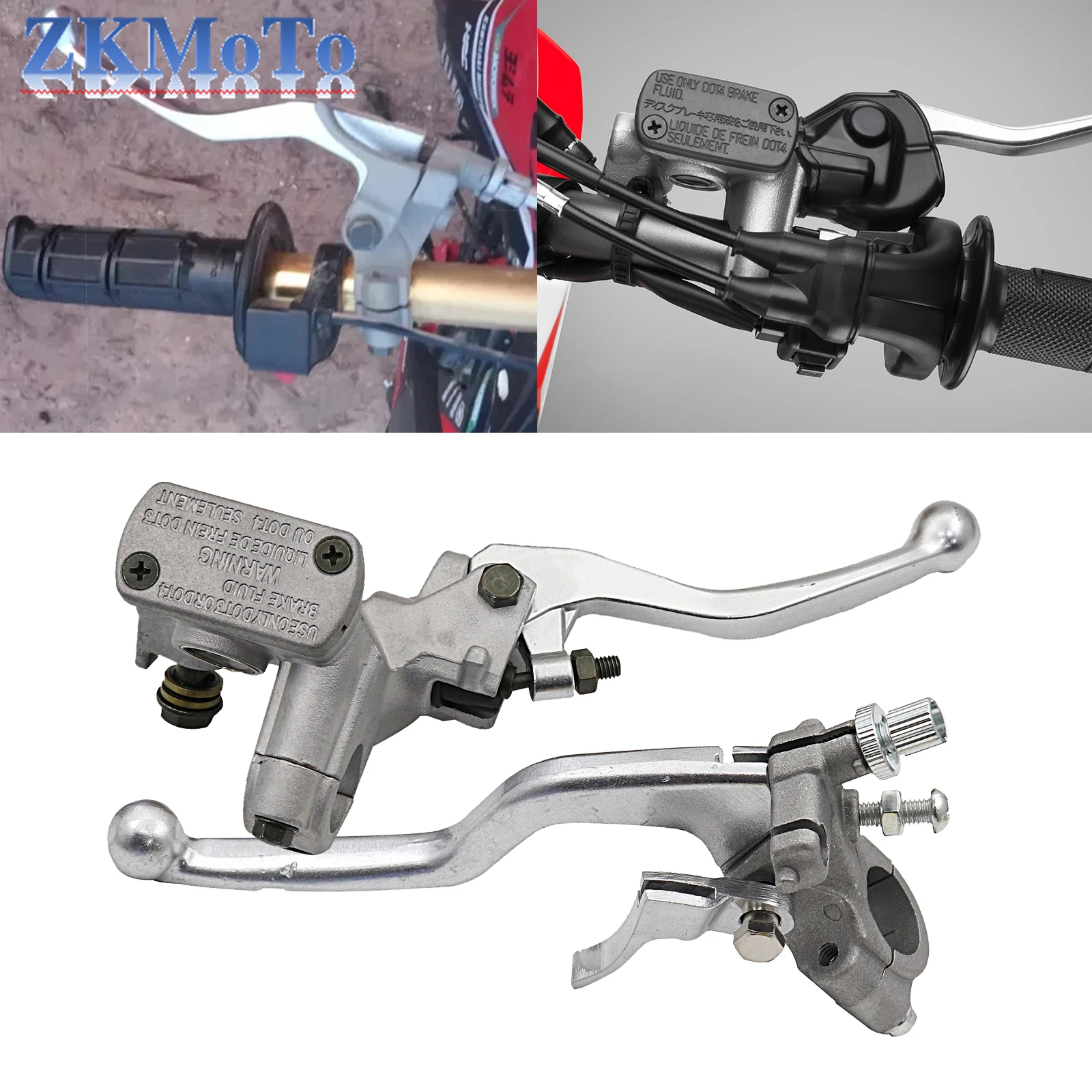 Motorcycle 22mm Handlebars Brake Master Cylinder Clutch Levers For HONDA CR125R CRF250R CRF250X CRF450X CRF 450R 2003-2021 2022