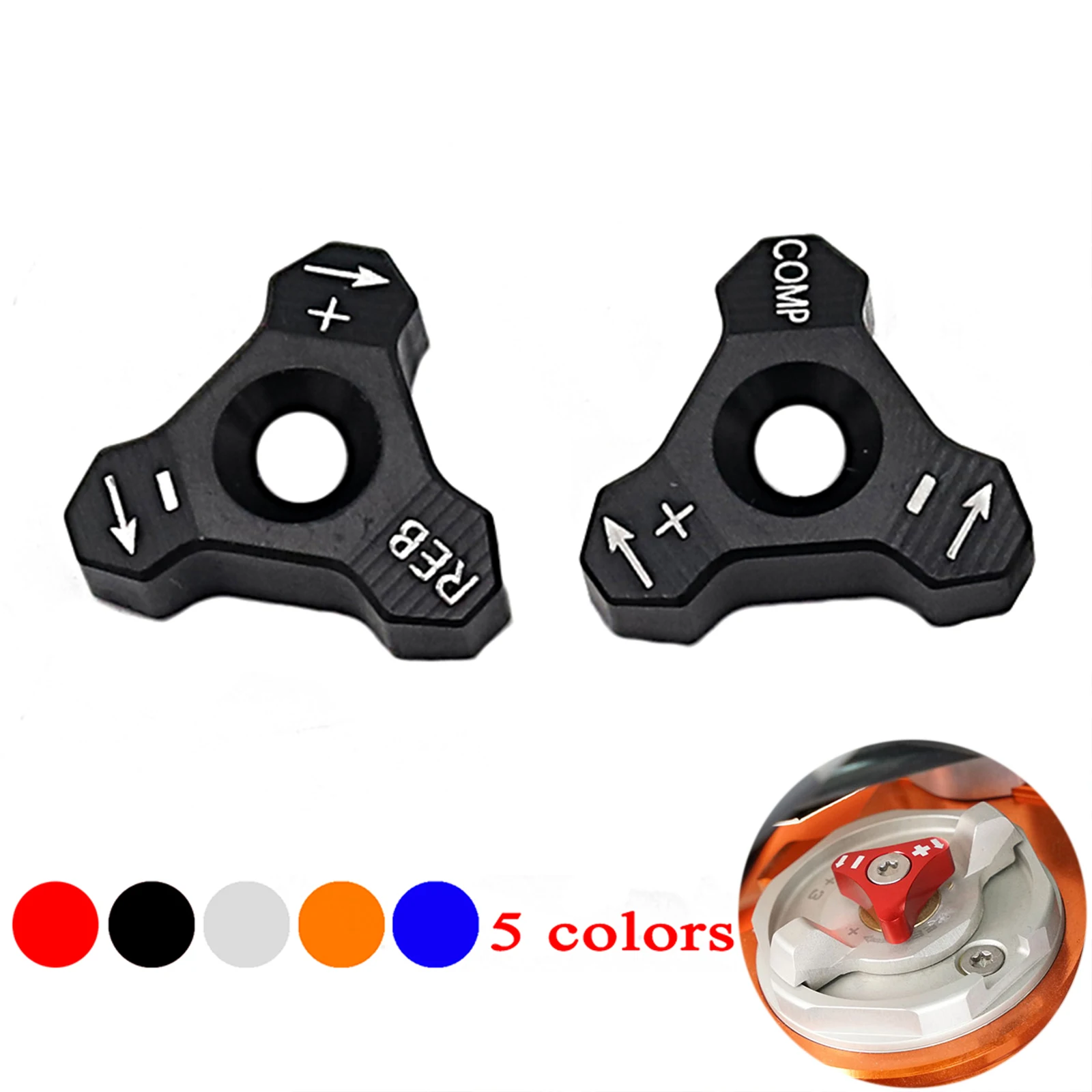 

Motorbike CNC WP 48MM Front Fork Knob Adjuster For KTM SX SXF EXC XCW 125 250 350 400 450 Supermoto SMC Enduro Duke 690
