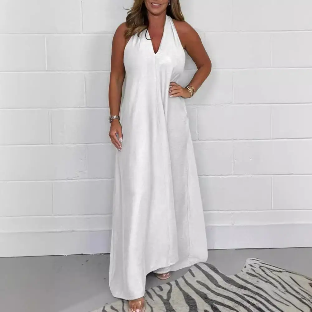 Robe plissée en dentelle à col en V, robe de soirée élégante pour Rh, cocktail, fêtes, maxi trapèze, hors initié