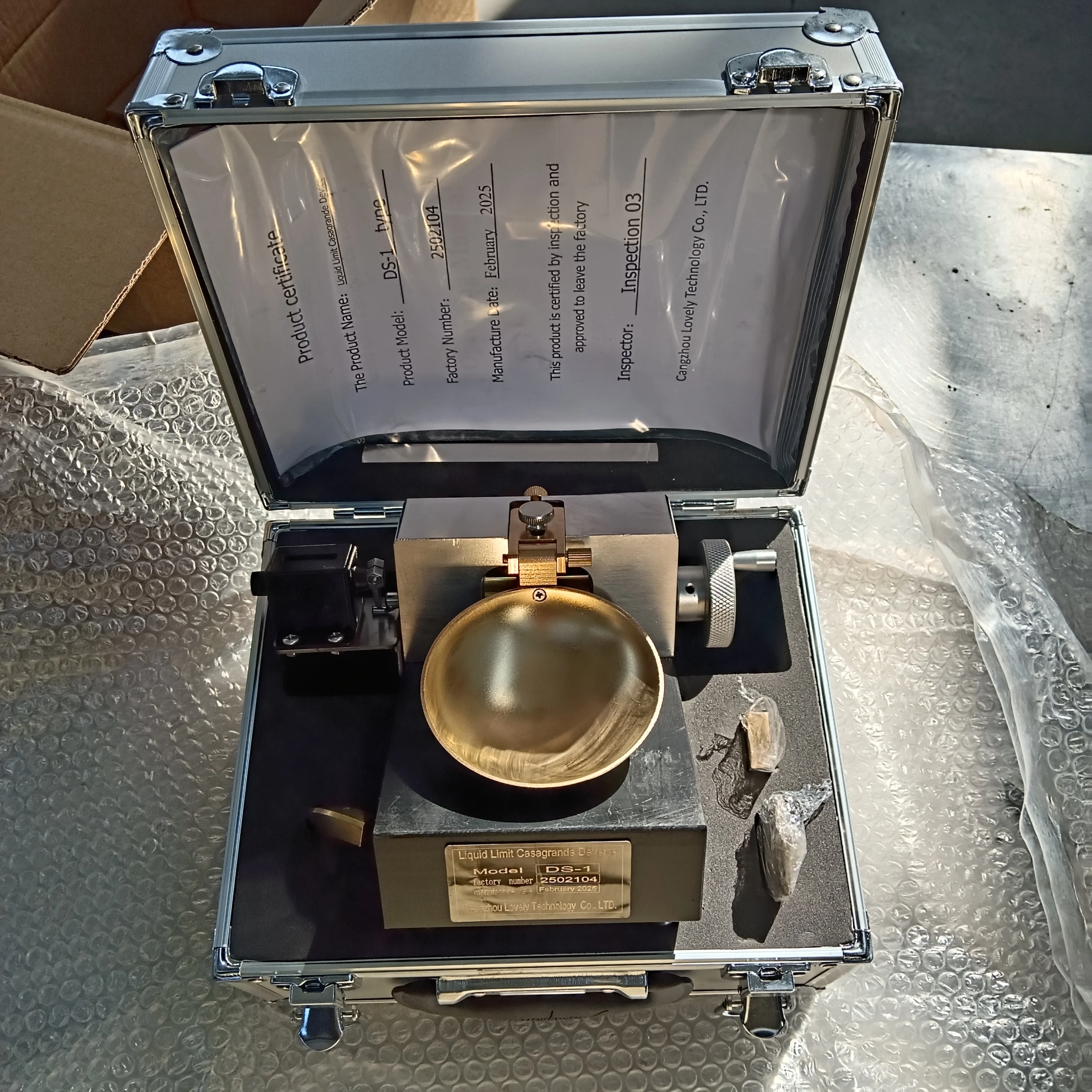 2025 Hot Sale Liquid Limit Casagrande Device/Motorized Liquid Limit Device Price