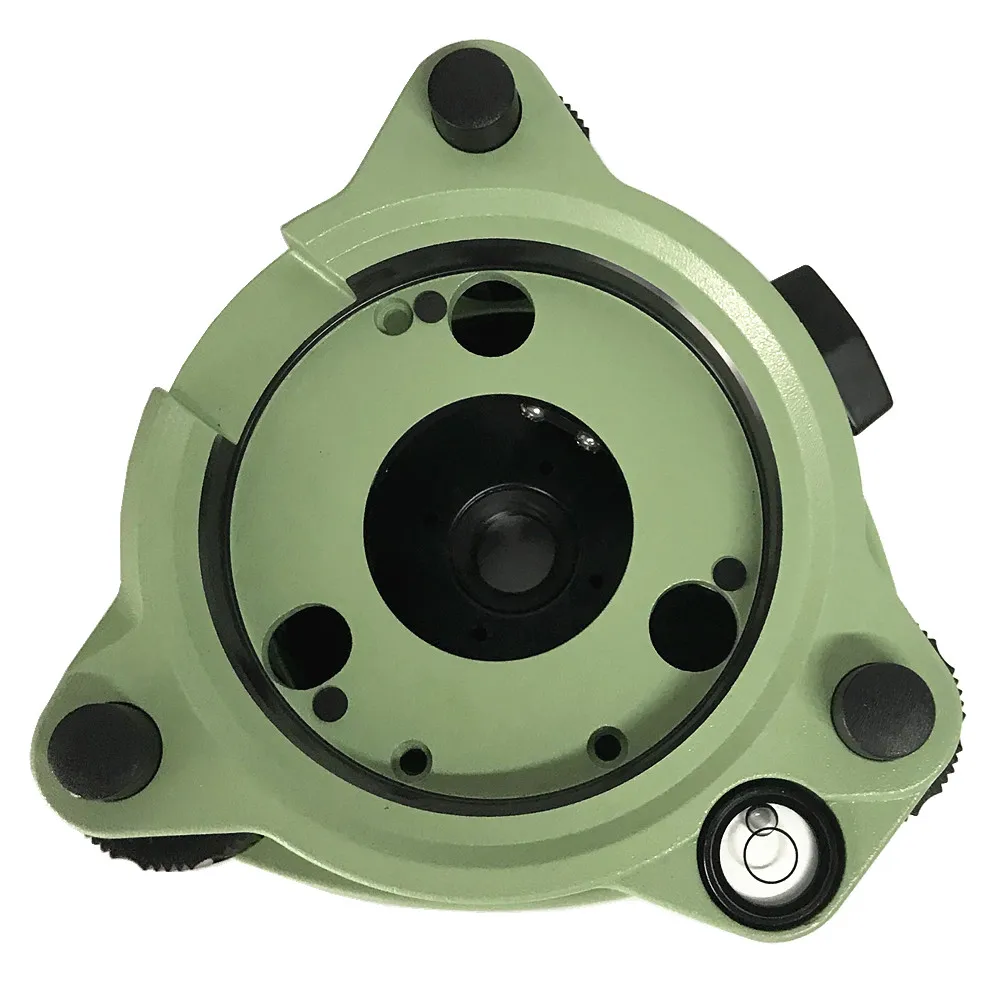 New Green Tribrach Adapter With Mirrored Optical Plummet Compatible 5/8 Thread GPS Surveying